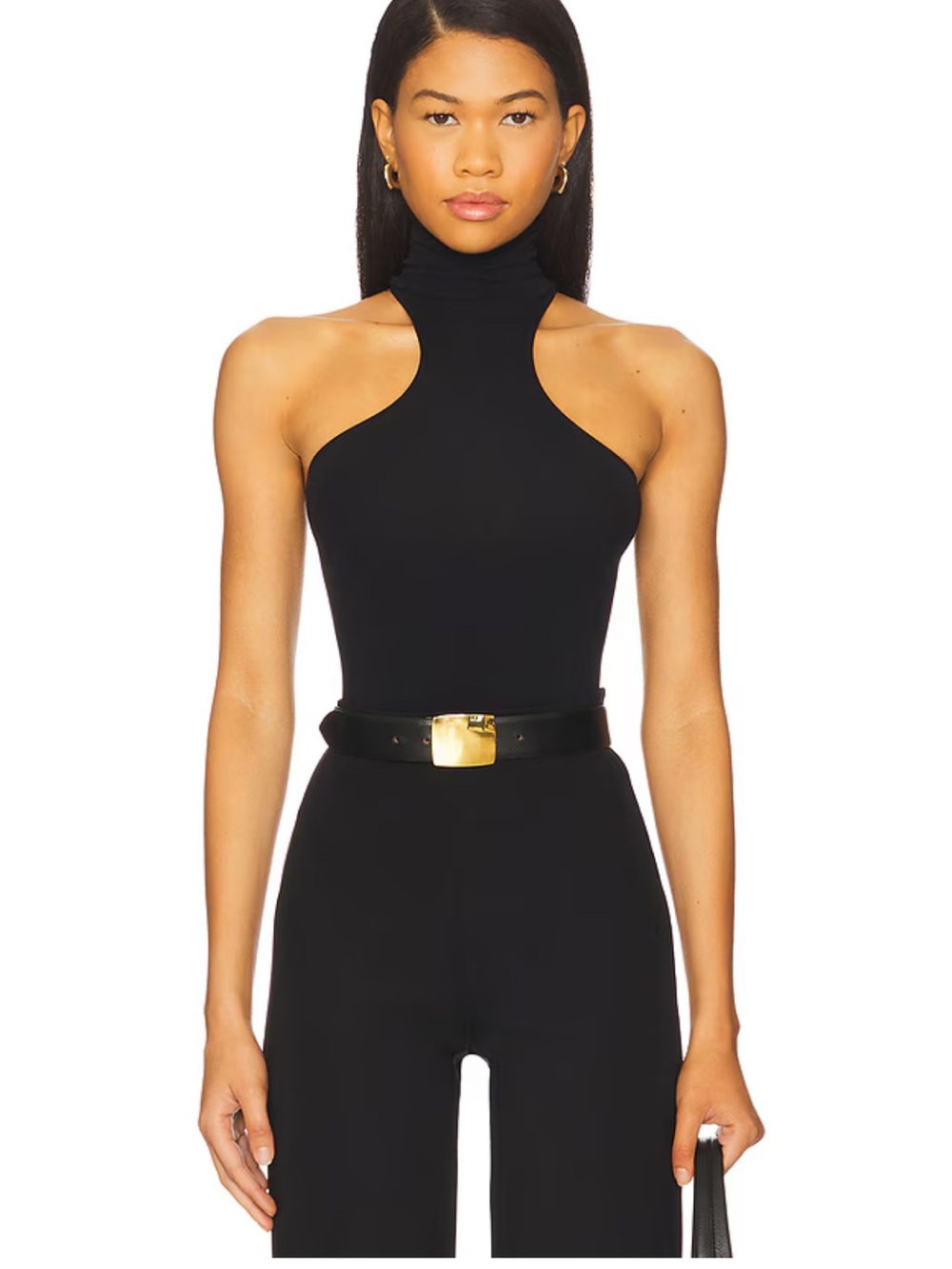Commando Black High Neck Bodysuit